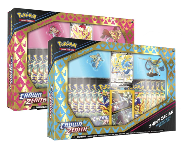 Crown Zenith Premium Figure Collection Shiny Zamazenta & Zacian