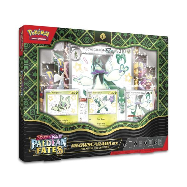 Paldean Fates Meowscarada ex Premium Collection