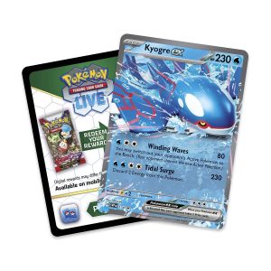 Azure Legends Tin Kyogre ex promo