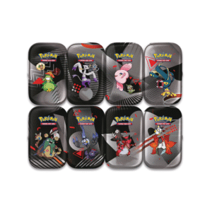 Black Bolt White Flare Mini Tin