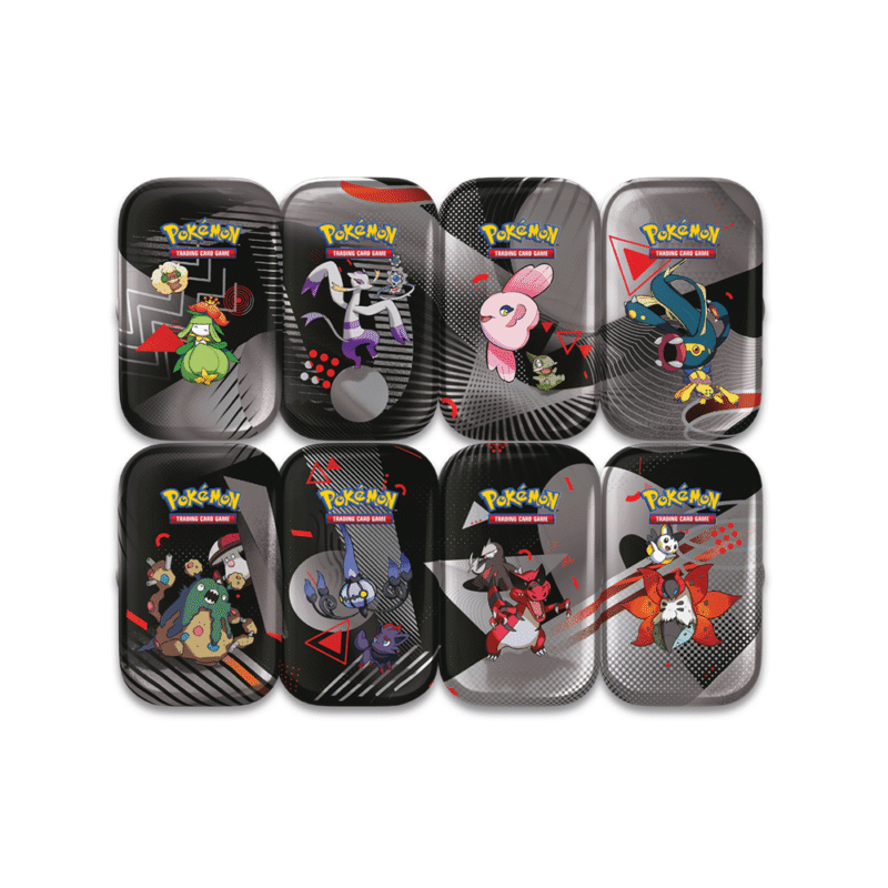 Black Bolt White Flare Mini Tin
